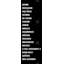 Table de grandes villes - Typo et symboles sur toile noire