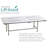 Seachrome White Bariatric Transfer Bench Seat with Legs