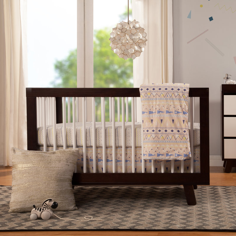 Lit de bébé convertible 3-en-1 Hudson, Espresso/blanc