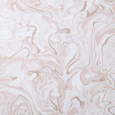 Rouleau de papier peint auto-adhésif L 18 pi x l 20,8 po Ambee Blush