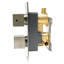 Mélangeur de douche thermostatique 1 bouton carré-38783255