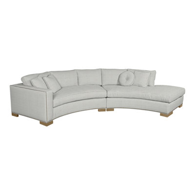 Michael Weiss 2-Piece Curved Sectional