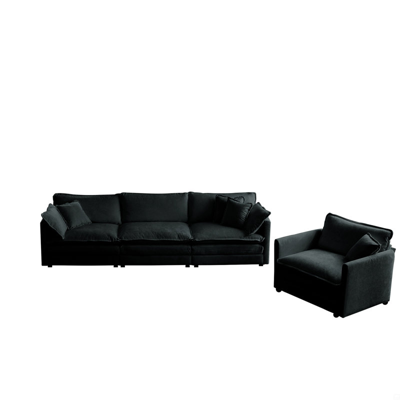 Chenille Modular Sectional Sofa