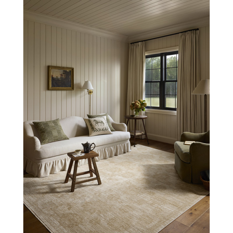 Tapis beige / sable Chris Loves Julia x Loloi Miriam, Beige / sable, 5'-0" x 7'-6"