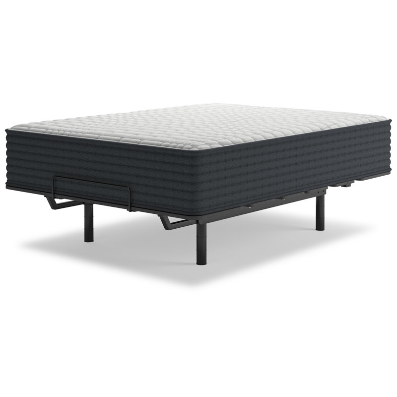 King Size Gray and Black Innerspring Adjustable Mattress