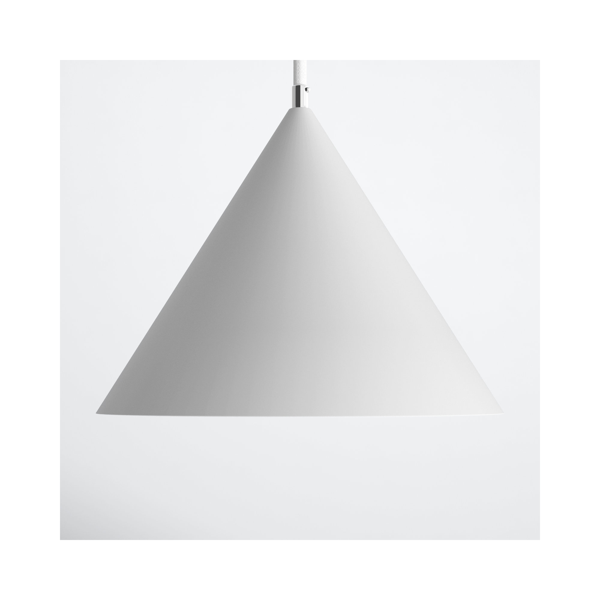 Johnston Single Light Metal Dimmable LED Pendant, 7.25" H x 9.5" W x 9.5" D, Matte White