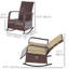 Chaise berçante d'extérieur en osier Jayovanni-1737605117
