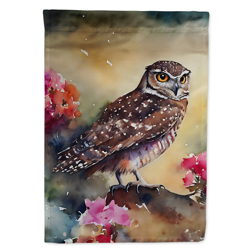 Drapeau du jardin Burrowing Owl_DAC3196