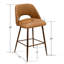 Tabouret de comptoir rembourré H 26 po Berneta-1152432448-1186250879