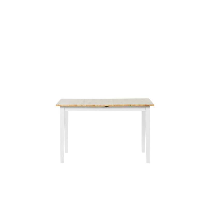 Rabun Solid Wood Dining Table, White