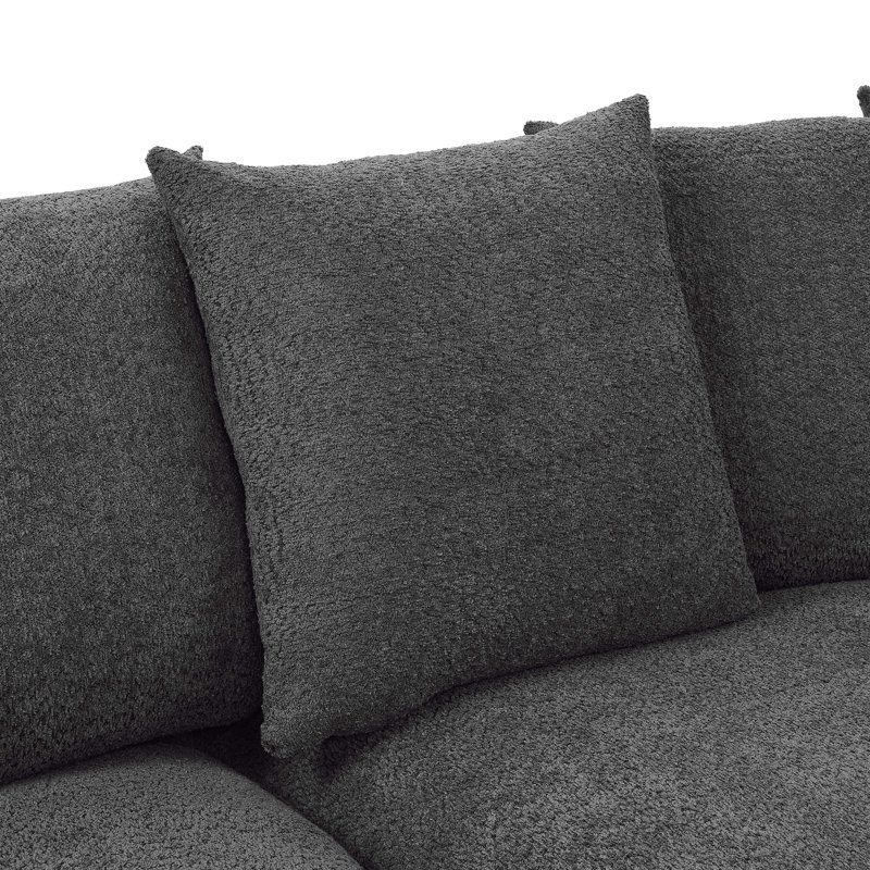Canapé modulaire Arden Cloud, Gris