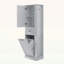 Armoire de rangement de salle de bain moderne avec compartiment inclinable, tablettes réglables, charnières à fermeture en douceur-79706527