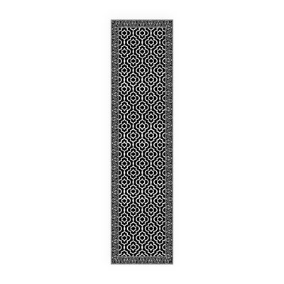 Bynoe Non-Slip Geometric Indoor Doormat