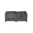 Modular - 2pc Gray Chenille, Wood Frame Chair Supportive