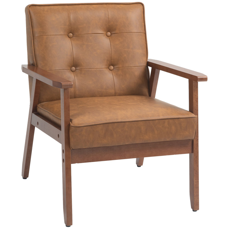 Ryans Faux Leather Armchair