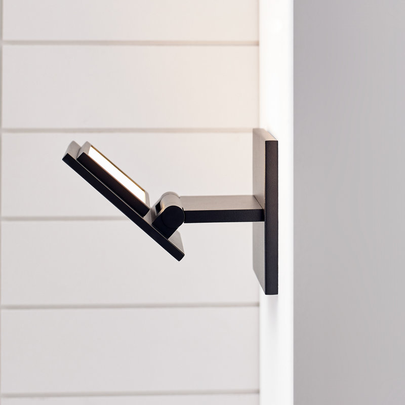 Angolo LED Outdoor Wall Lantern, 5.8" H x 3.8" W x 4.5" D