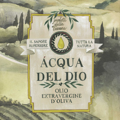 Étiquettes d'huile d'olive I