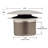 1-1/2" NPSM Coarse Thread Mushroom Tip-Toe Bathtub Drain Trim-37405458