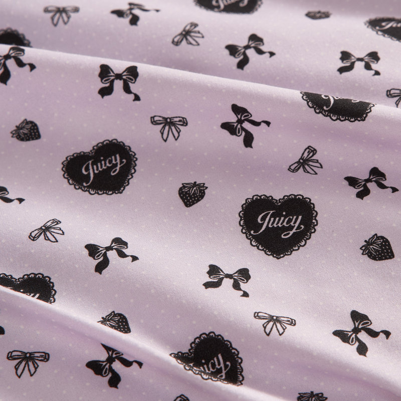 Juicy Couture Printed Microfiber Sheet Set, Vintage Juicy, King