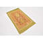 Tapis en laine orange/vert 2 pi 7 po x 4 pi en laine noué la à la main one-of-kind Elland