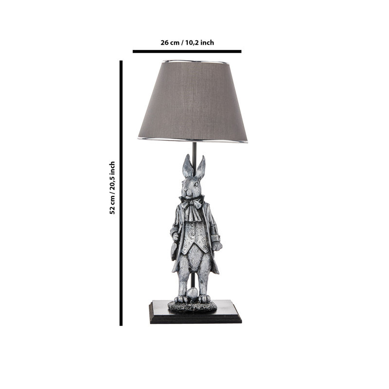 Lampe de table, gris, gris