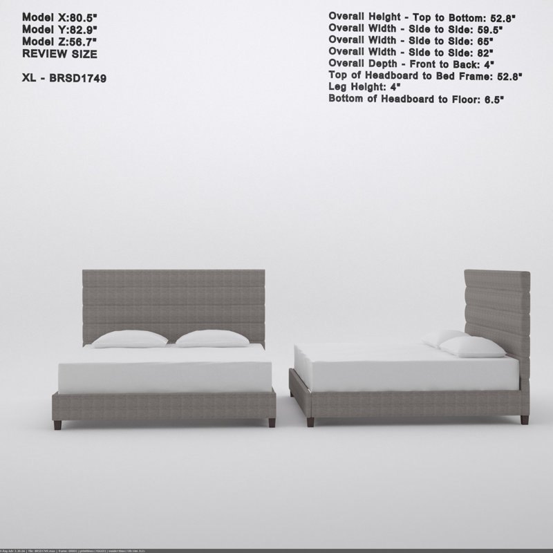 Tête de lit tapissier Kaster, Grand