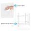 Support de rangement de bureau - blanc