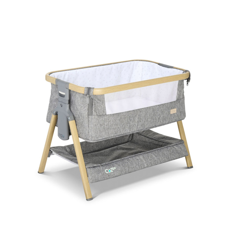CoZee Mini Me Play Crib Toy - Oak/Charcoal