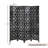 Quarterfoil infused Diamond Design 4-Panel Room Divider