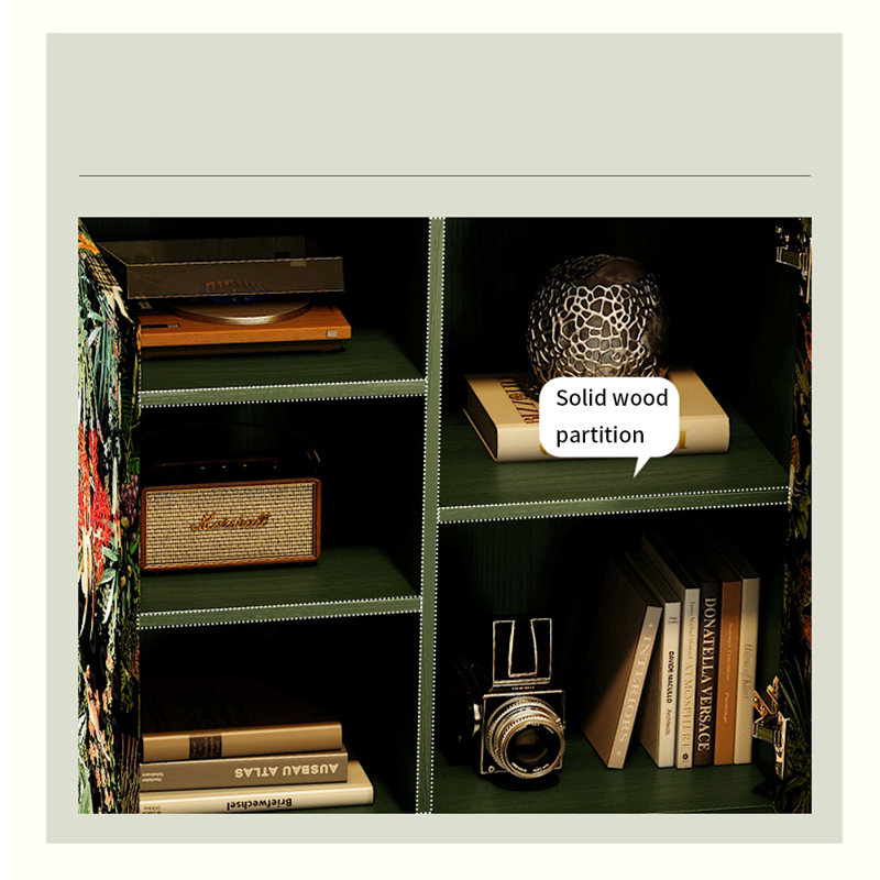 Bibliothèque de style français rétro