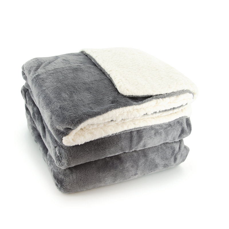 Jeté en velours / sherpa Bios Living