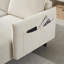 Canapé-lit convertible - 3 couleurs, fonction inclinable, pieds Mid-Century, conception compacte pour les petits espaces-1463008672