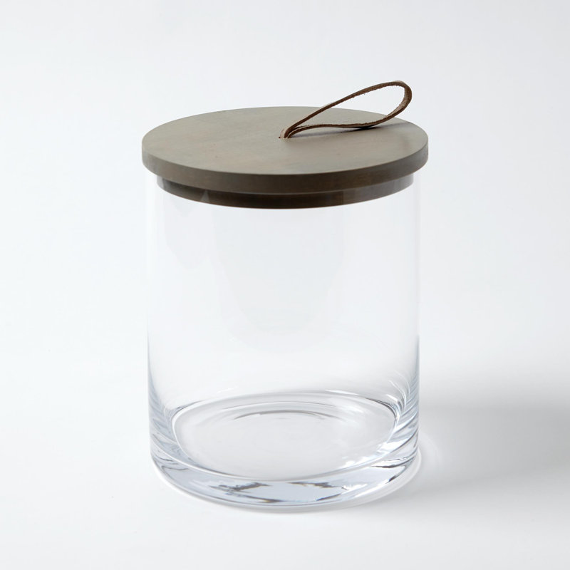 Rustic Canister, 8.5" H x 7" W x 7" D