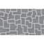 Hand Knotted Geometric Area Rug in Gray/White-587285853