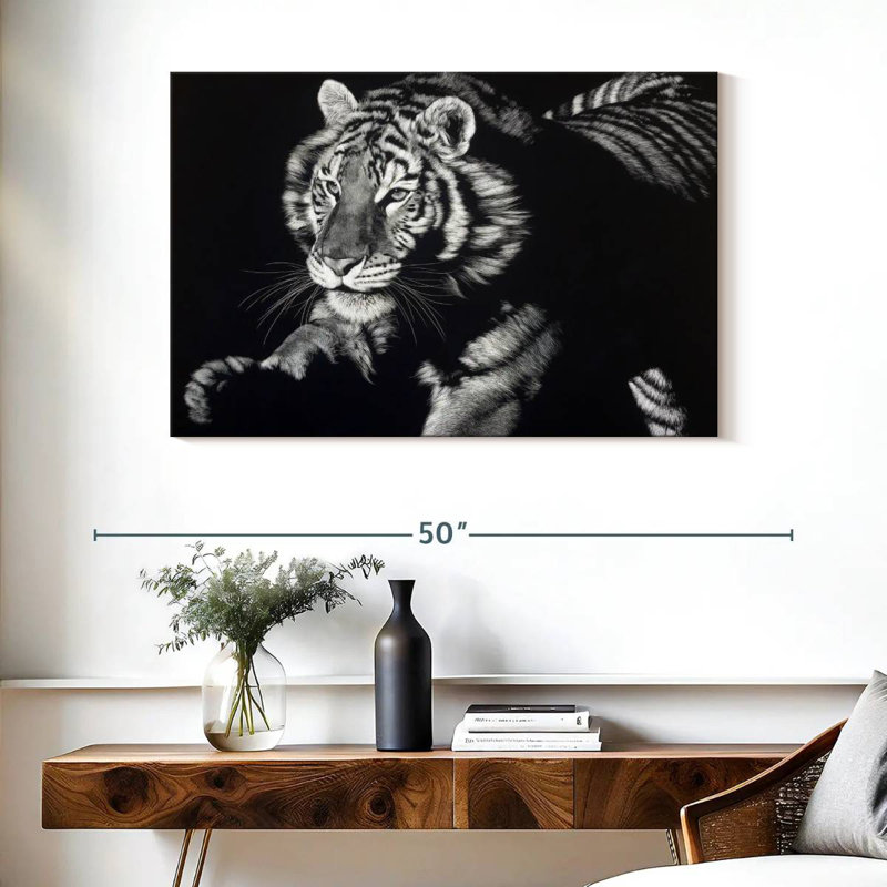 Eyes Burning Bright, 26" H x 39" W