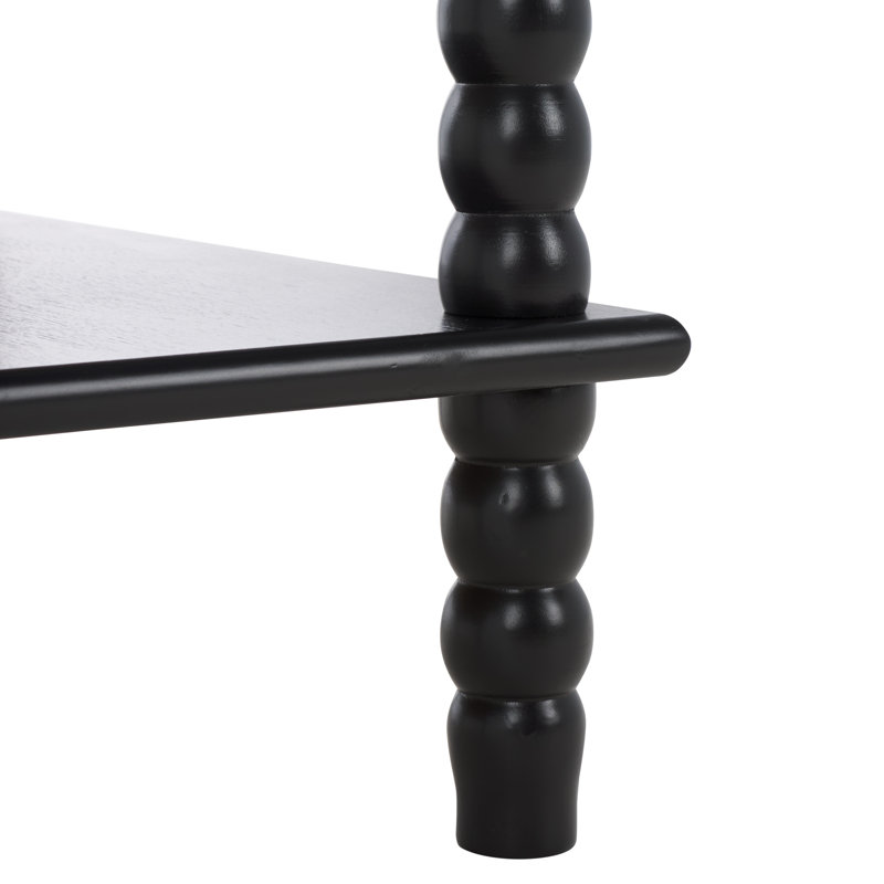 Dilyn 4 Tier Shelving Unit, Matte Black