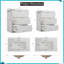Divisé ou combiné! Ensemble de meuble-lavabo double 60 po: lavabos en céramique brillante, tiroirs à fermeture en douceur et panneau de fibres à densité moyenne de qualité supérieure - Modernisation de salle de bain moderne-1545792883