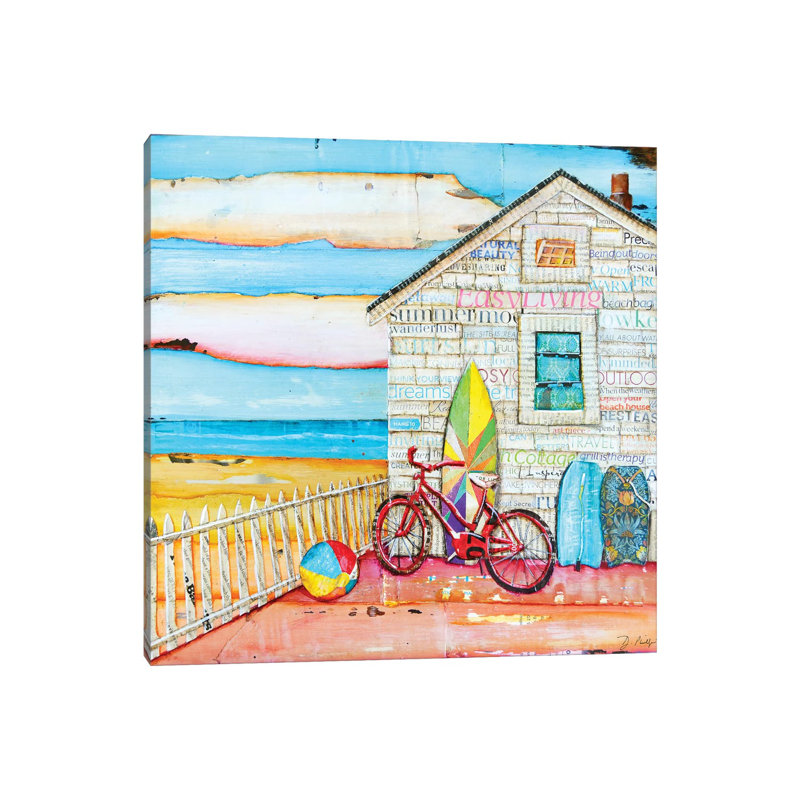 «Ain pas It Fun» par Danny Phillips - impression d'art graphique, Pas de tapis, H 26 po x l 26 po x P 1,5 po, Toile tendue