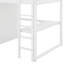 Lit mezzanine double avec bureau, tablettes et tiroirs-850462925