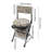 27.5" Tall Silent Swivel Hunting Blind Chair, Foldable Camouflage Outdoor Seat With Backrest-775692022
