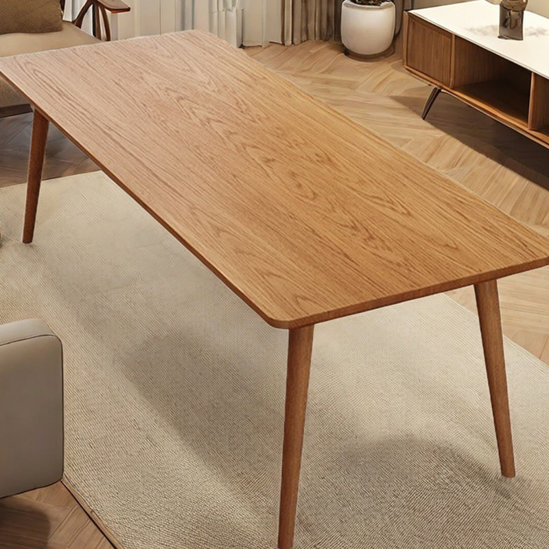 Combinaison de chaise de salle à manger simple en bois massif et frêne, H 29,53 po x L 62,99 po x l 31,5 po
