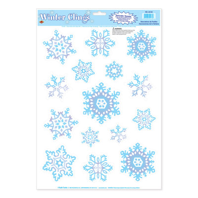 Flocons de neige en cristal de Noël