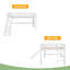 Lit mezzanine double pleine grandeur avec échelle et glissade-292873303