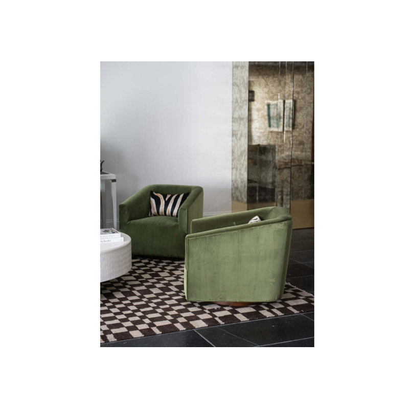 Koskinen Hand Knotted Wool Area Rug, Rectangle 6' x 9'