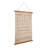Holler Canvas and Wood Scroll Wall Decor with Alphabet, Numbers and Jute Hanger