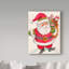 « père noël et jouets », art sur toile-31978126