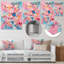 "Rose", mélodique numérique I - Collages abstraits, art mural en métal-934167936
