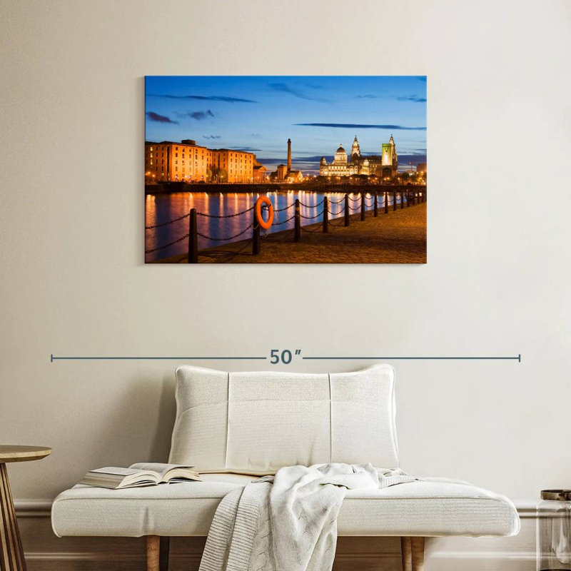 Albert Dock Waterfront, 24" H x 36" W