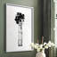 Impression florale noire et blanche sophistiquée I - bois massif-1450014839-1450014836