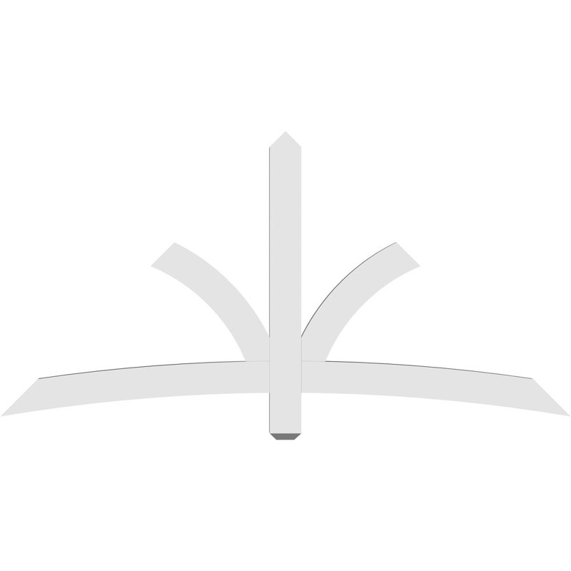 Support pour pignon Davenport, H 36 po x l 72 po (pas: 12/12), P 2 po x F 6 po, Signature uréthane